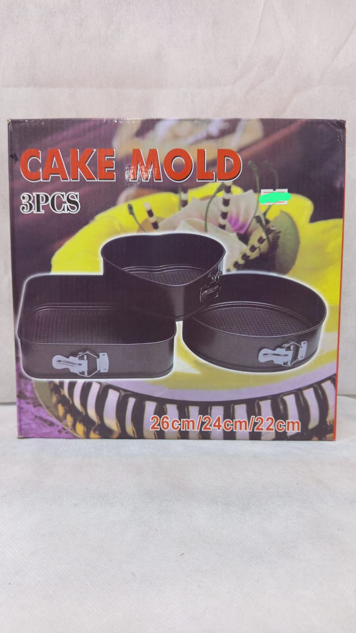 Cake Mold 3Pcs