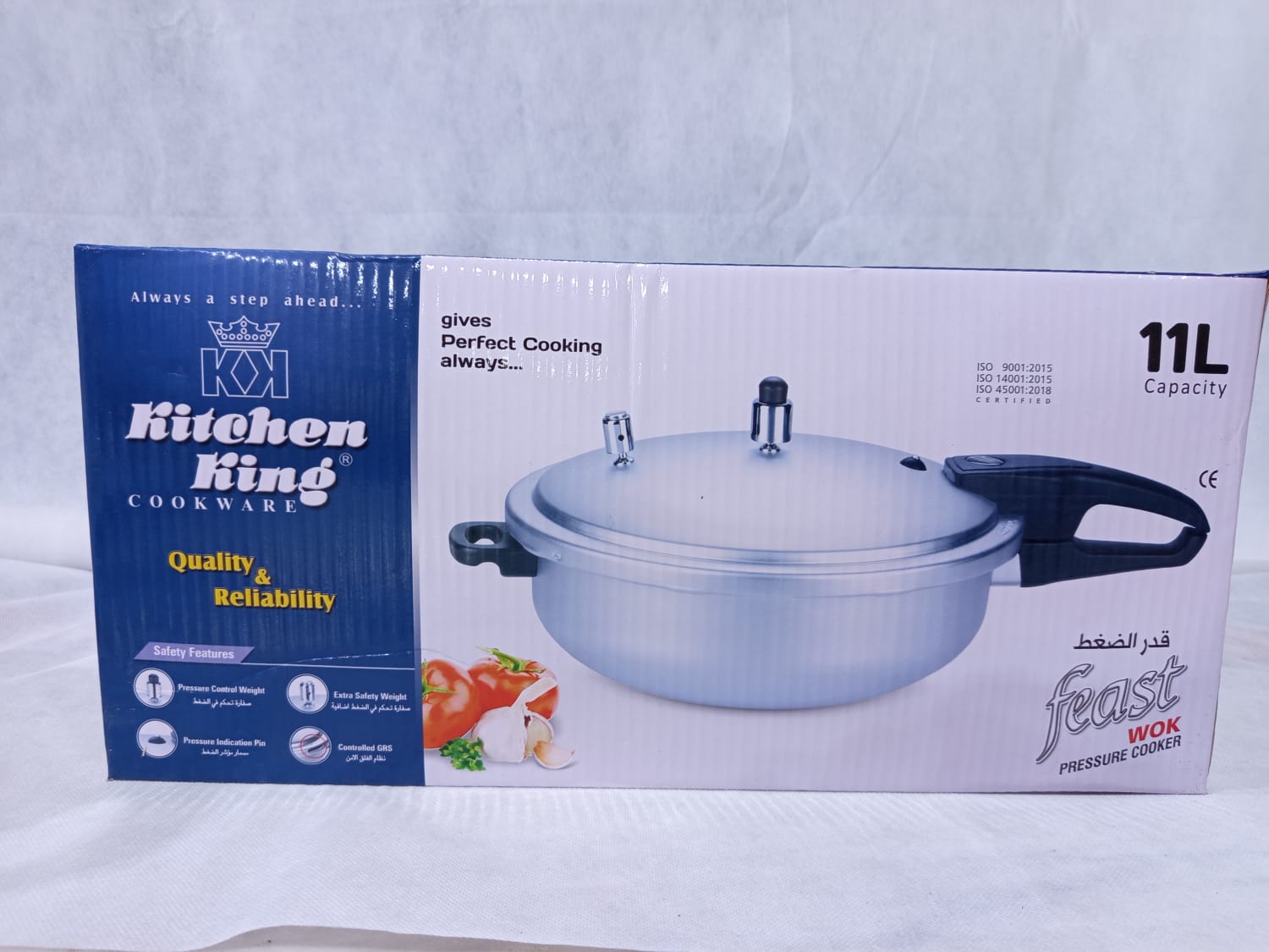 Kitchen King Feast Wok Pressure Cooker 11L