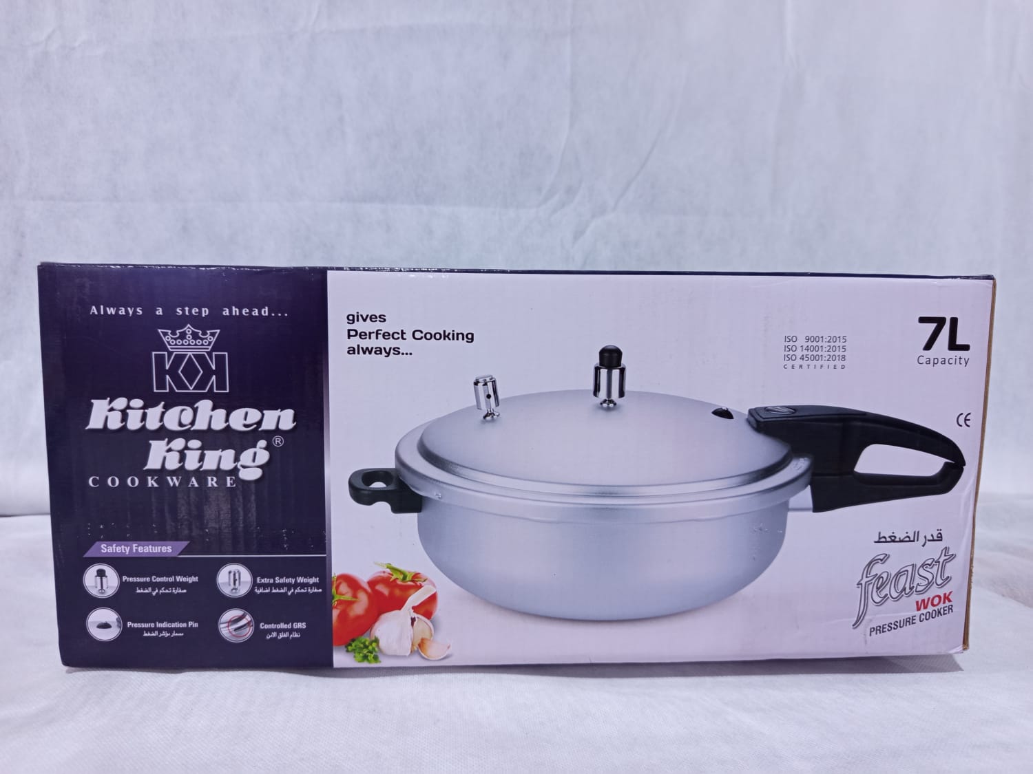 Kitchen King Feast Wok Pressure Cooker 7L
