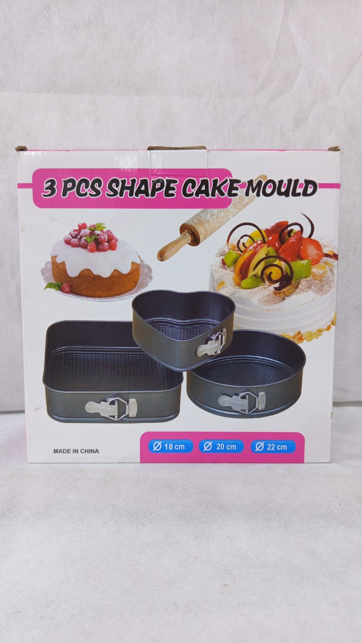 Cake Mold 3Pcs