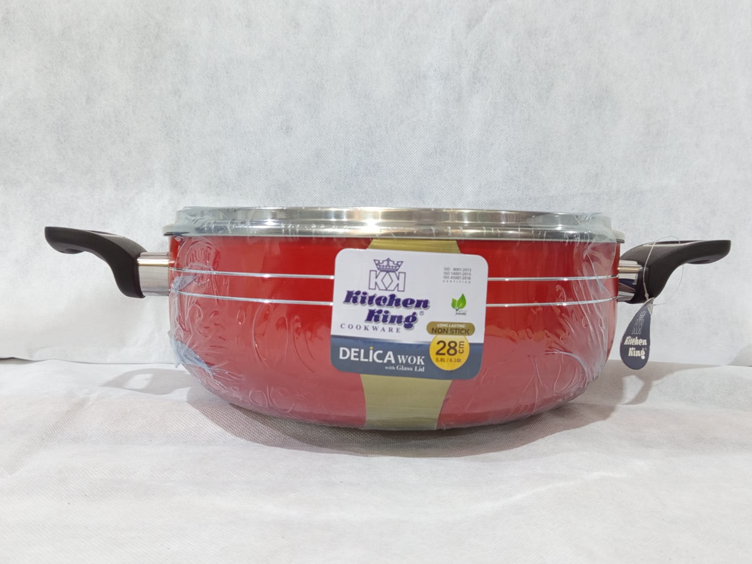 Kitchen King Delica Wok 28 cm(with glass lid)