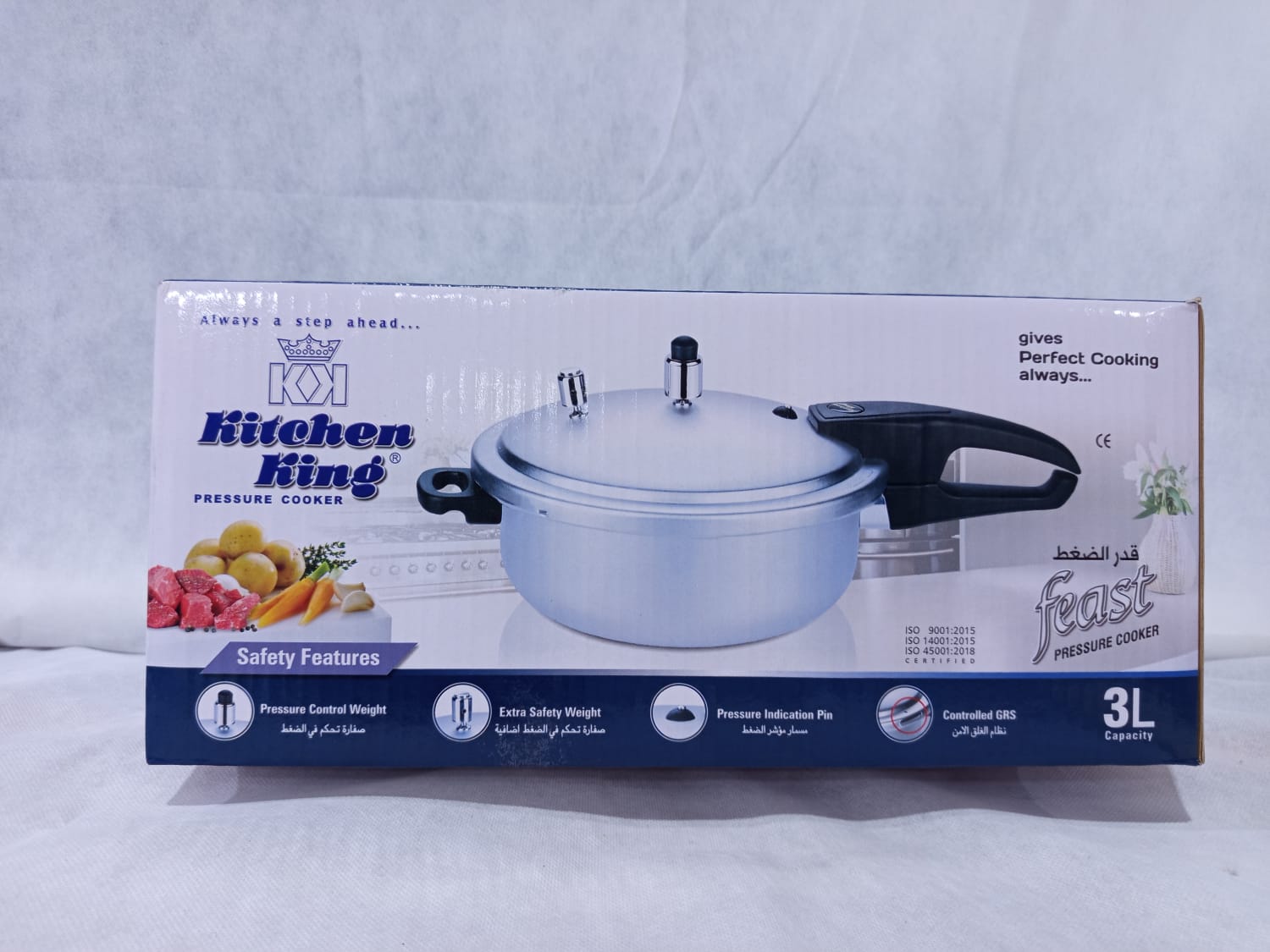 Kitchen King Feast Pressure Cooker 3L