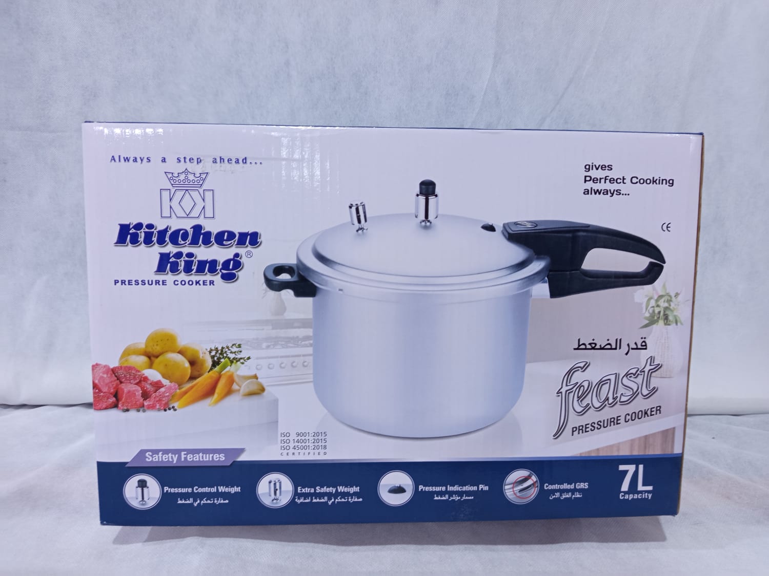 Kitchen King Feast Pressure Cooker 7L